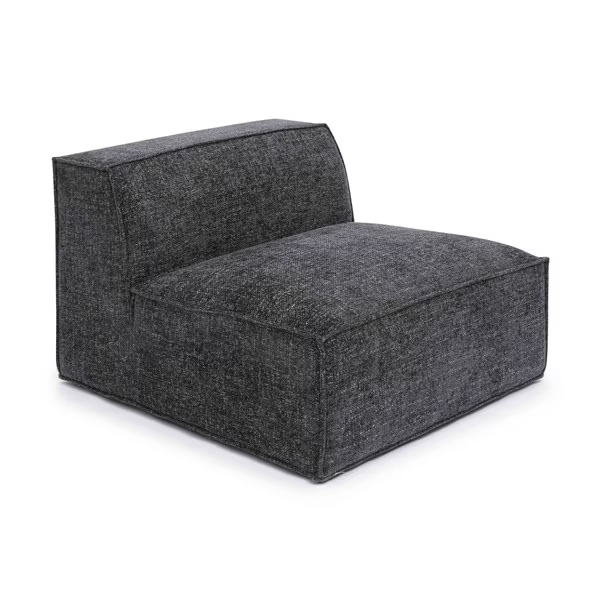 Mindy Charcoal Armless Modulo