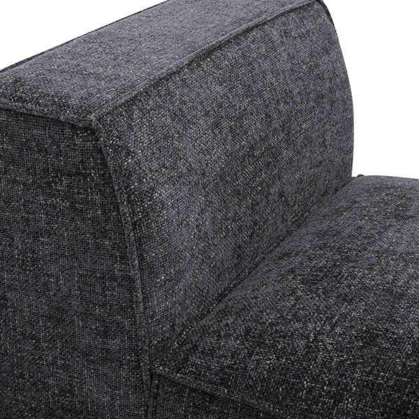 Mindy Charcoal Armless Modulo