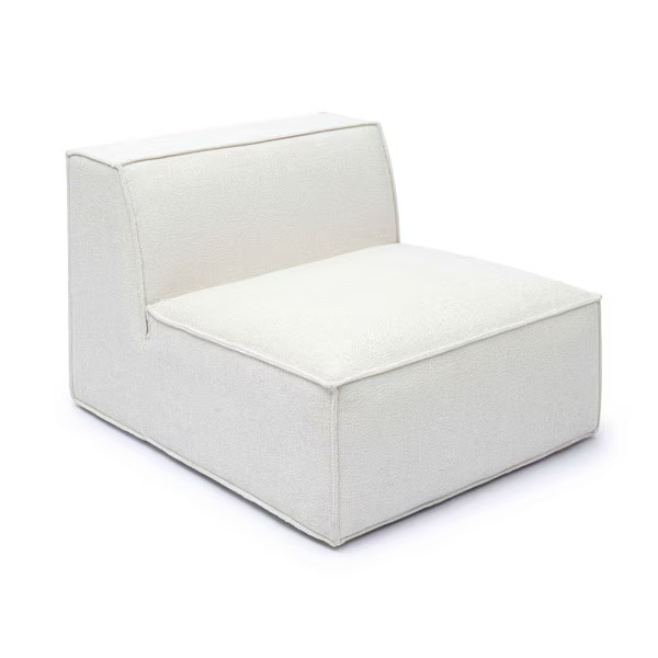 Mindy Crema Armless Modulo