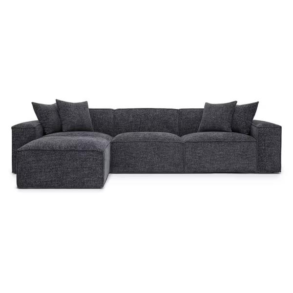 Mindy Charcoal Seccional Modular