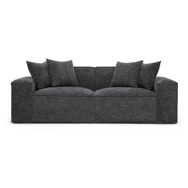 Mindy Charcoal Loveseat Modular