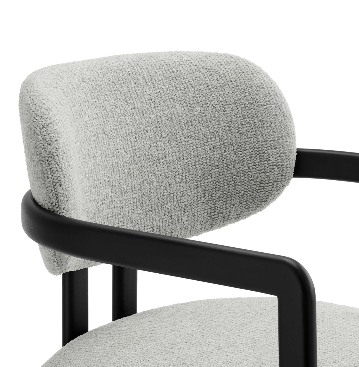 Elio Barrel Dove Grey Silla de Comedor