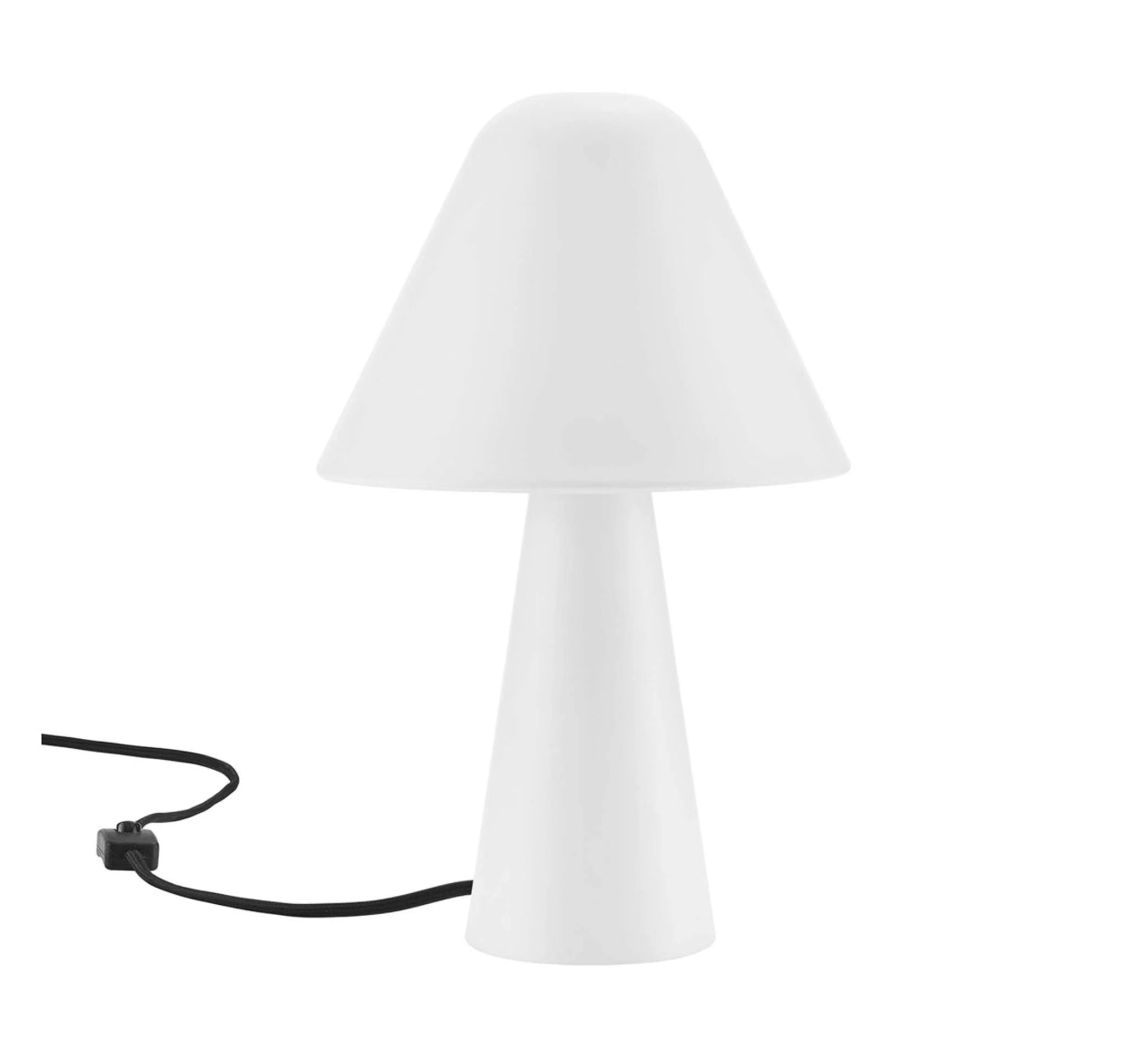 Jovial Blanco Lampara de Mesa