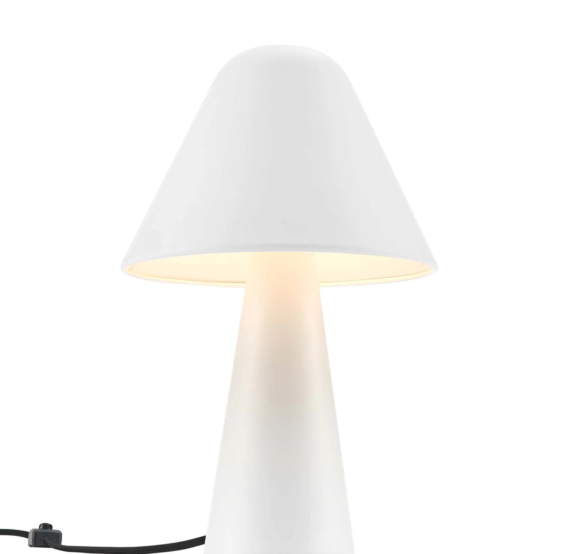 Jovial Blanco Lampara de Mesa