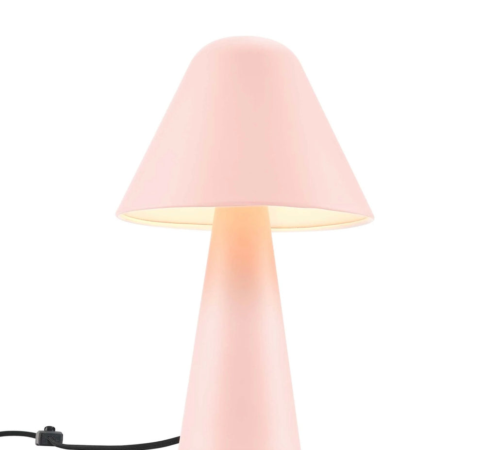 Jovial Rosa Lampara de Mesa