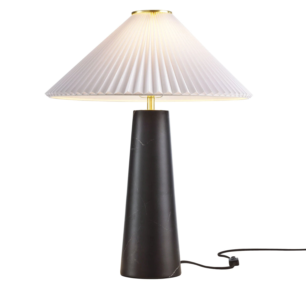 Nera Negro Lampara de Mesa