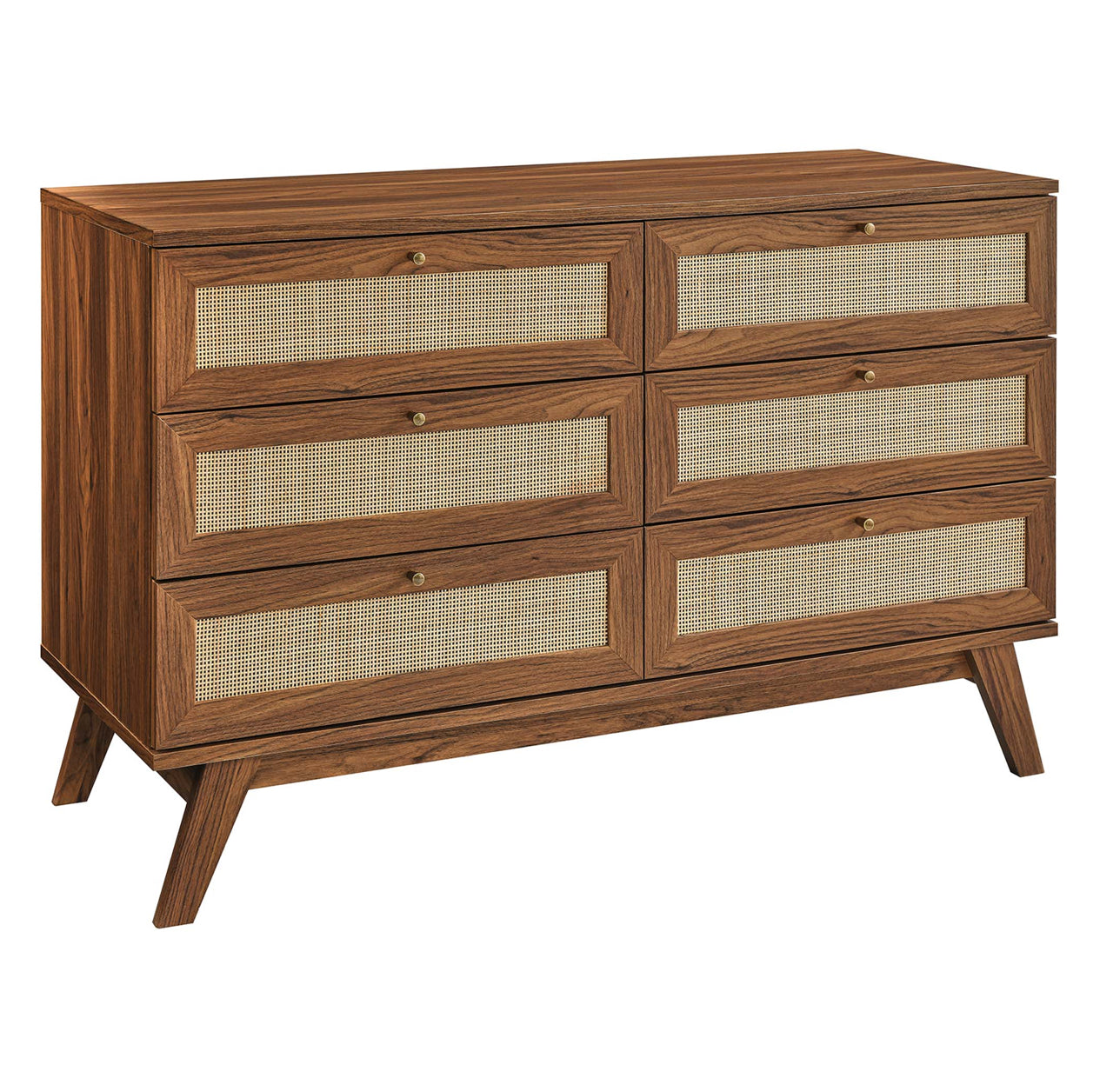 Soma Nogal Seis Cajones Dresser
