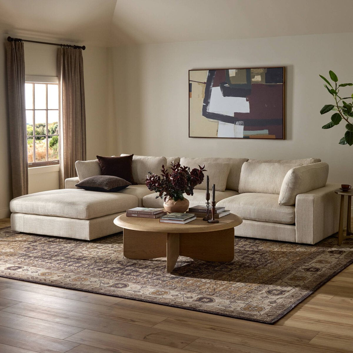 Bloor Sofá Seccional & Ottoman