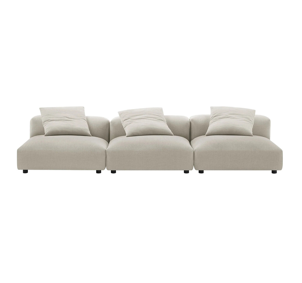 Solace Crema Sofa Modular 3 piezas