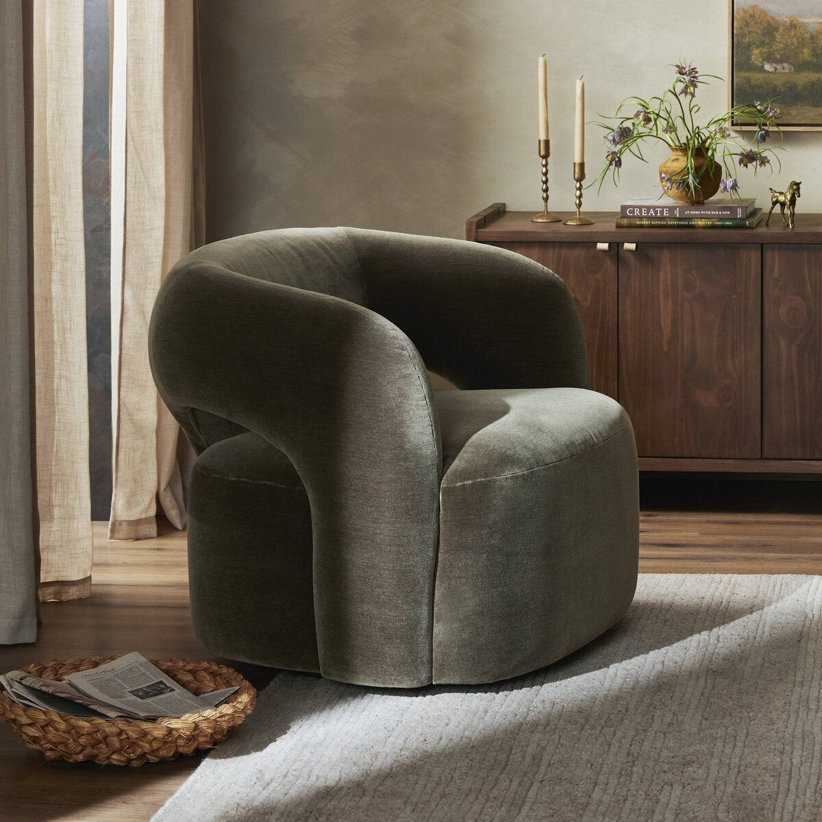 Mazie Silla de Acento (Giratoria)