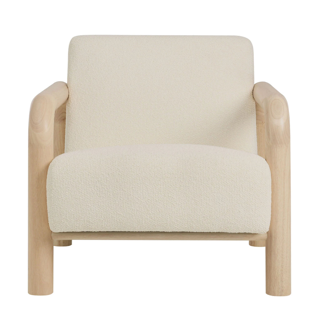 Sereno Crema / Madera Clara Silla de Acento