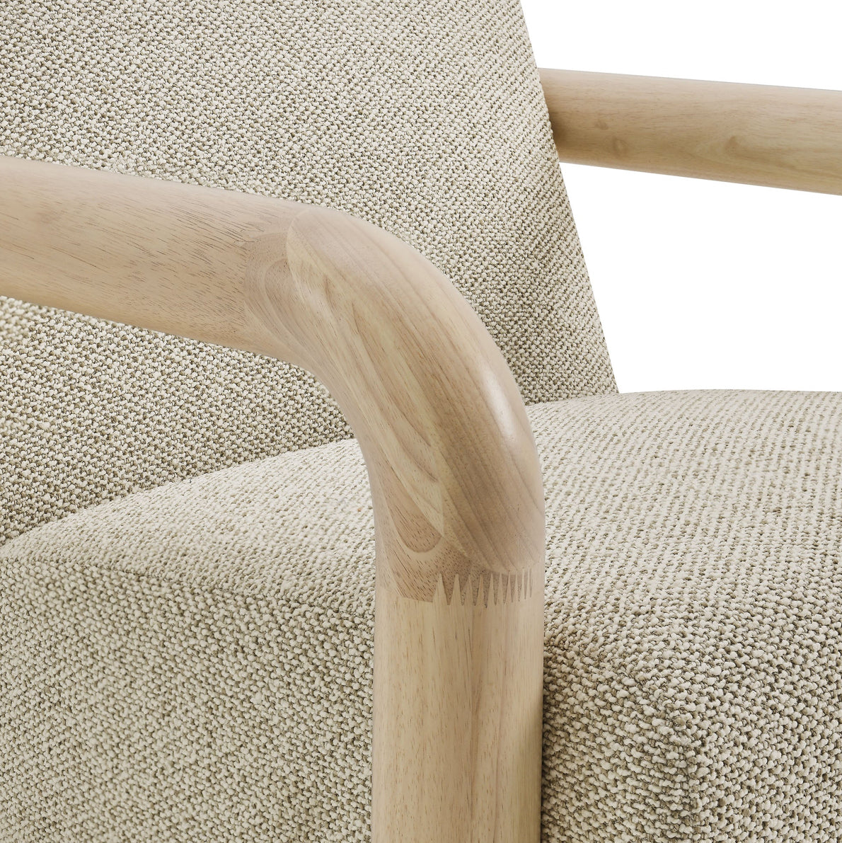 Sereno Tono Marmol / Madera Clara Silla de Acento