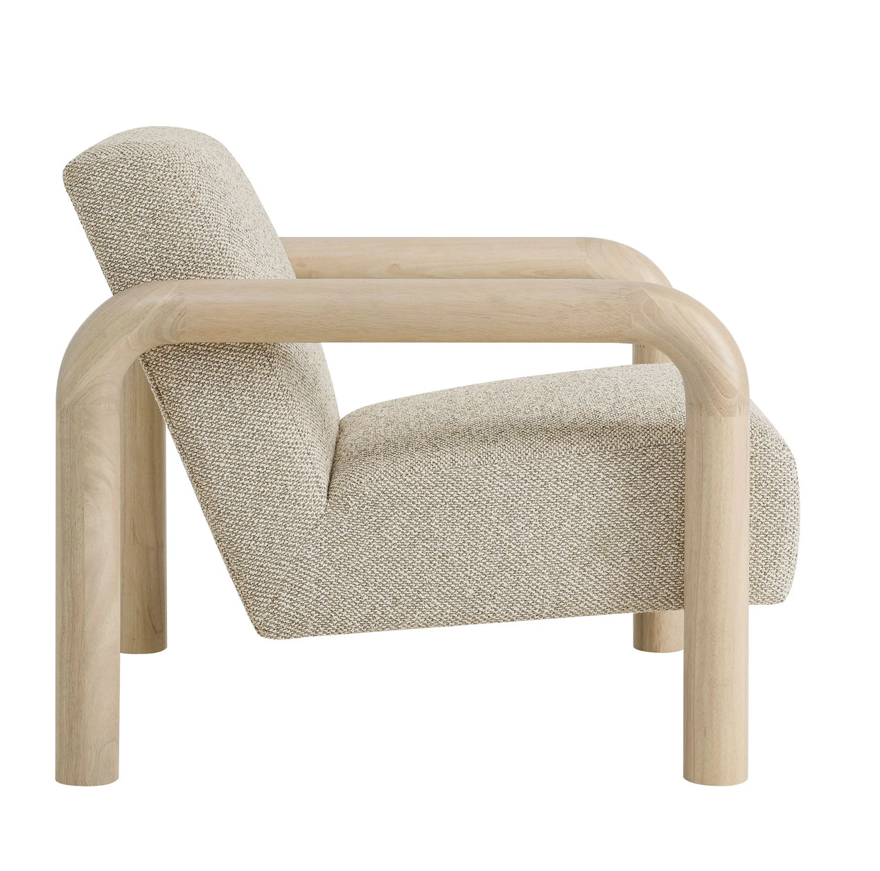 Sereno Tono Marmol / Madera Clara Silla de Acento