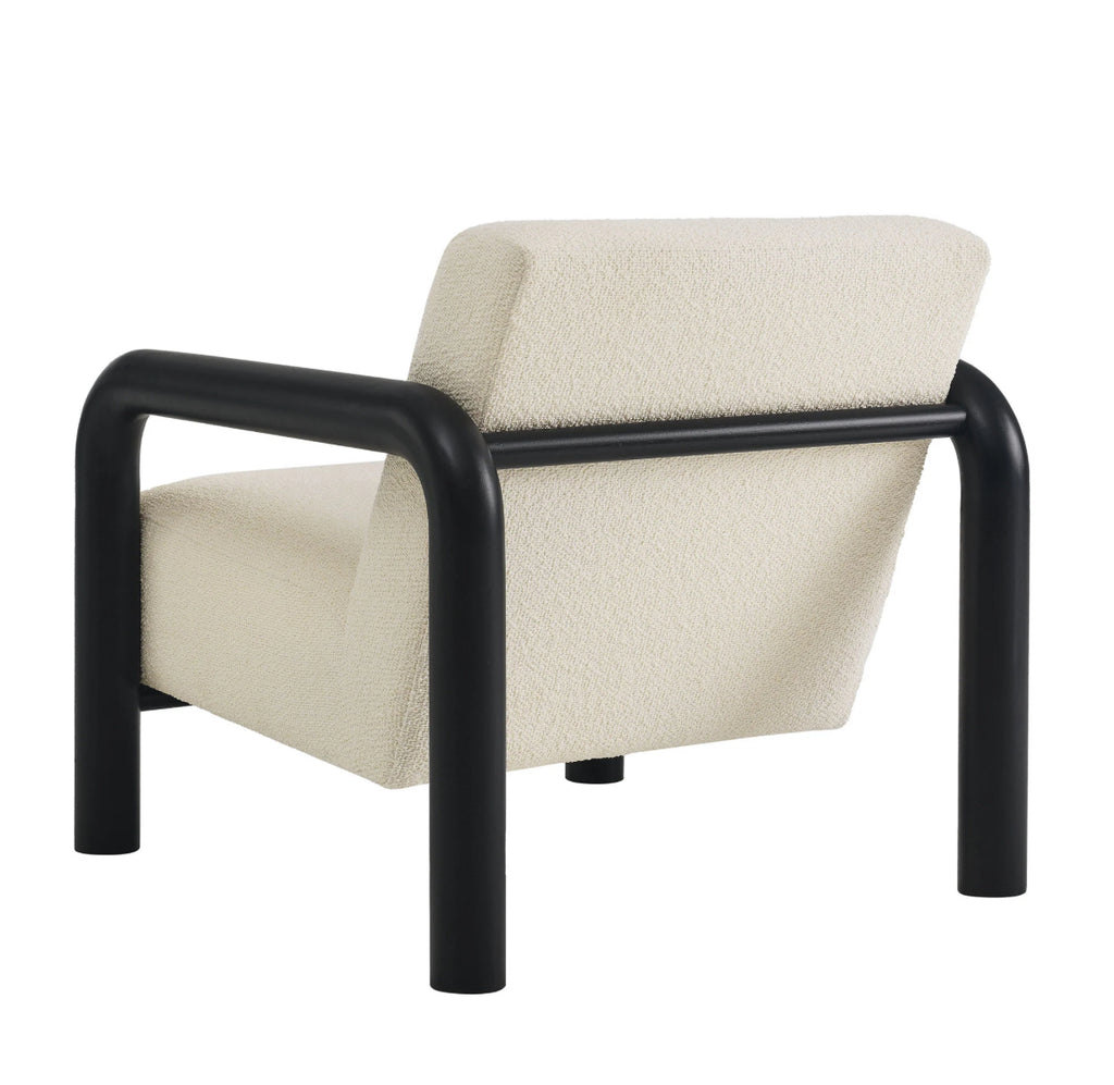 Sereno Crema / Madera Negra Silla de Acento