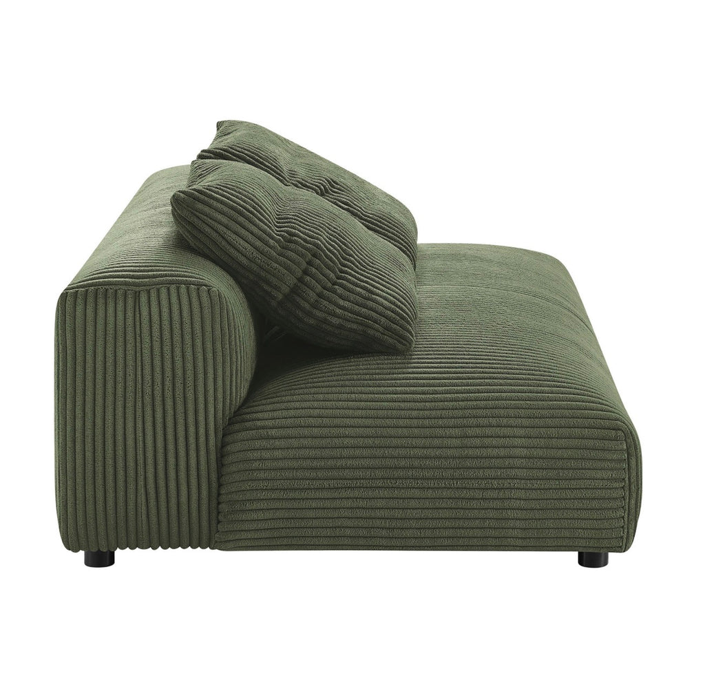 Solace Pana Verde Sofa Modular Seccional 2 piezas