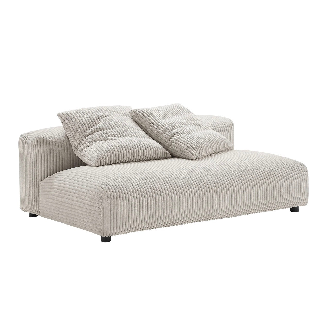 Solace Pana Almendra Sofa Modular Seccional 2 piezas