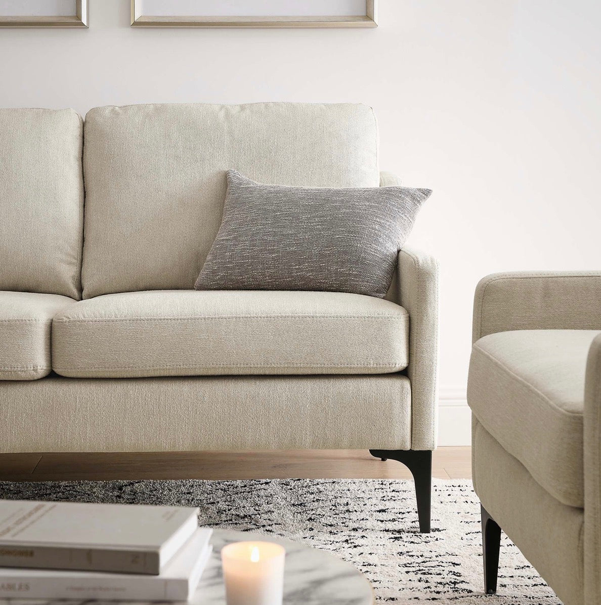 Corland Beige Loveseat