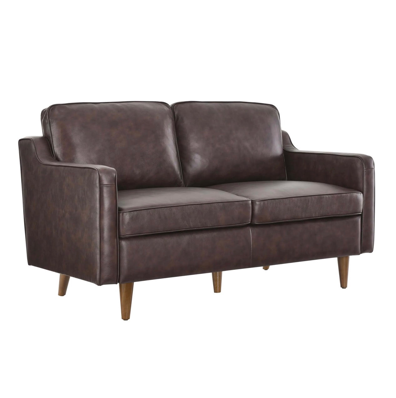 Impart Café Cuero Loveseat