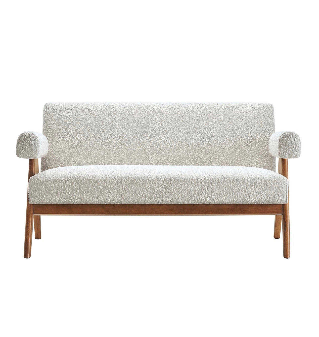 Lyra Boucle Crema Loveseat