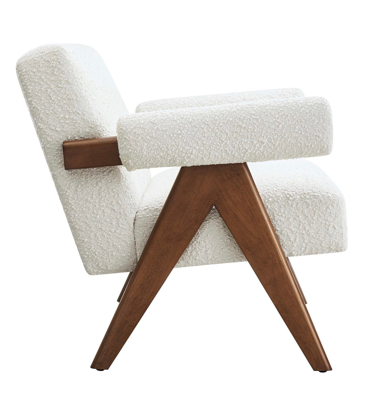 Lyra Boucle Crema Loveseat
