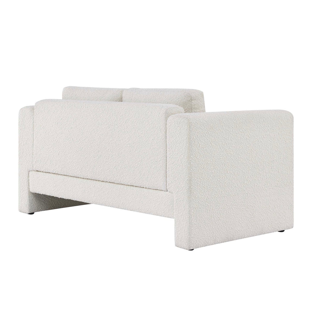 Visible Boucle Crema Loveseat
