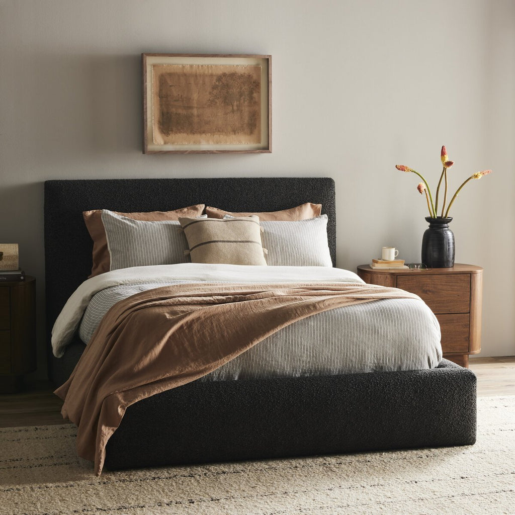 Quincy Charcoal Cama