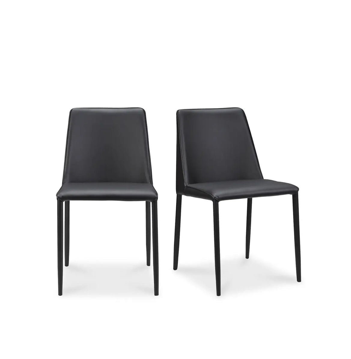 Nora Negro Set de 2 Silla de comedor