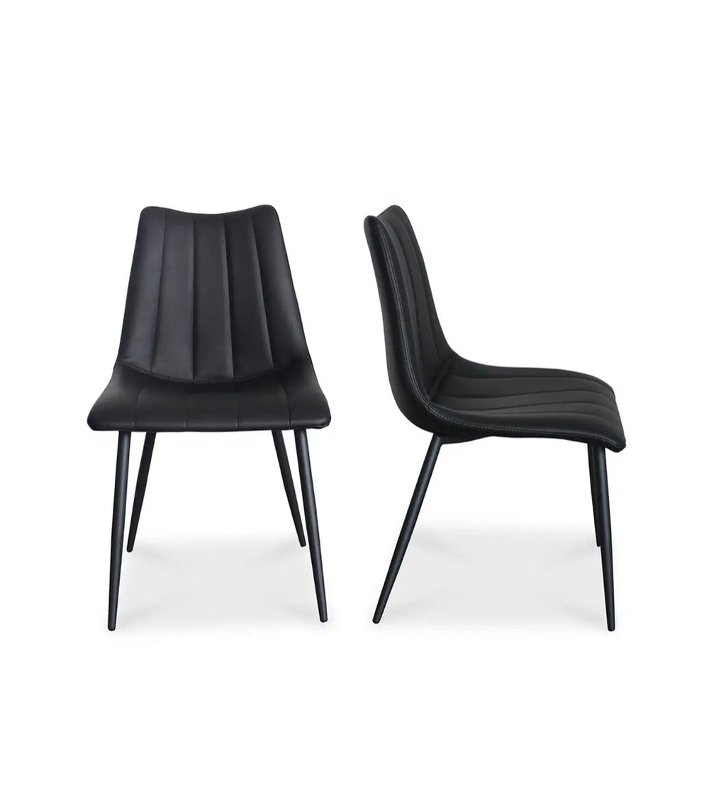 Alibi Negro Set de 2 Silla de comedor