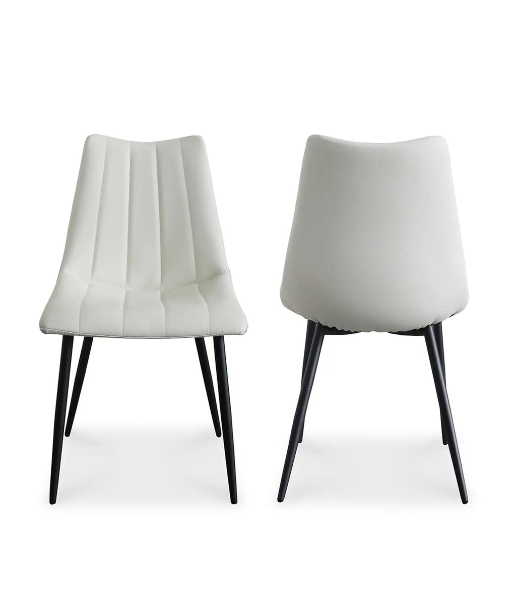 Alibi Blanco Set de 2 Silla de comedor