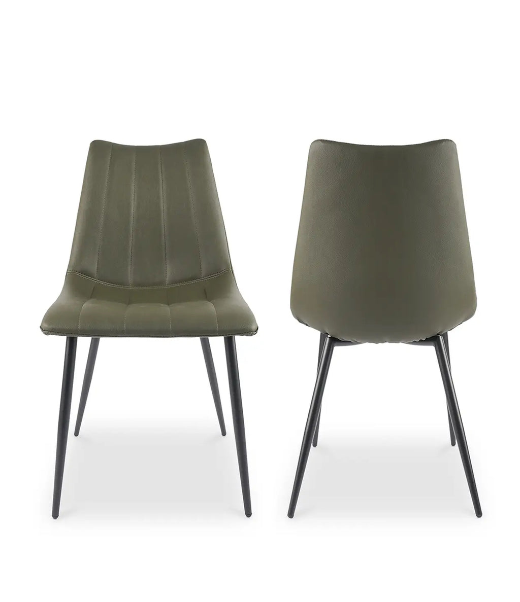 Alibi Verde Set de 2 Silla de comedor
