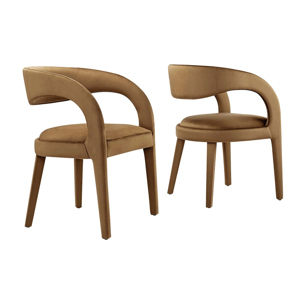 Pinnacle Camel Set de 2 Silla de comedor