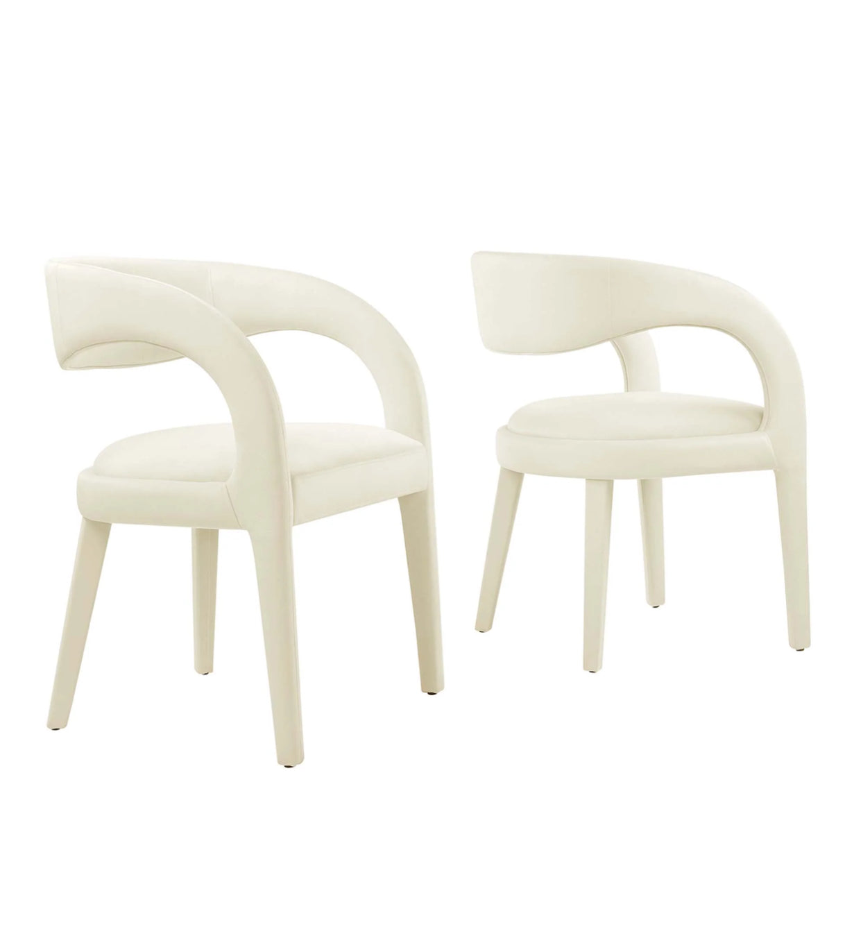 Pinnacle Ivory Set de 2 Silla de comedor
