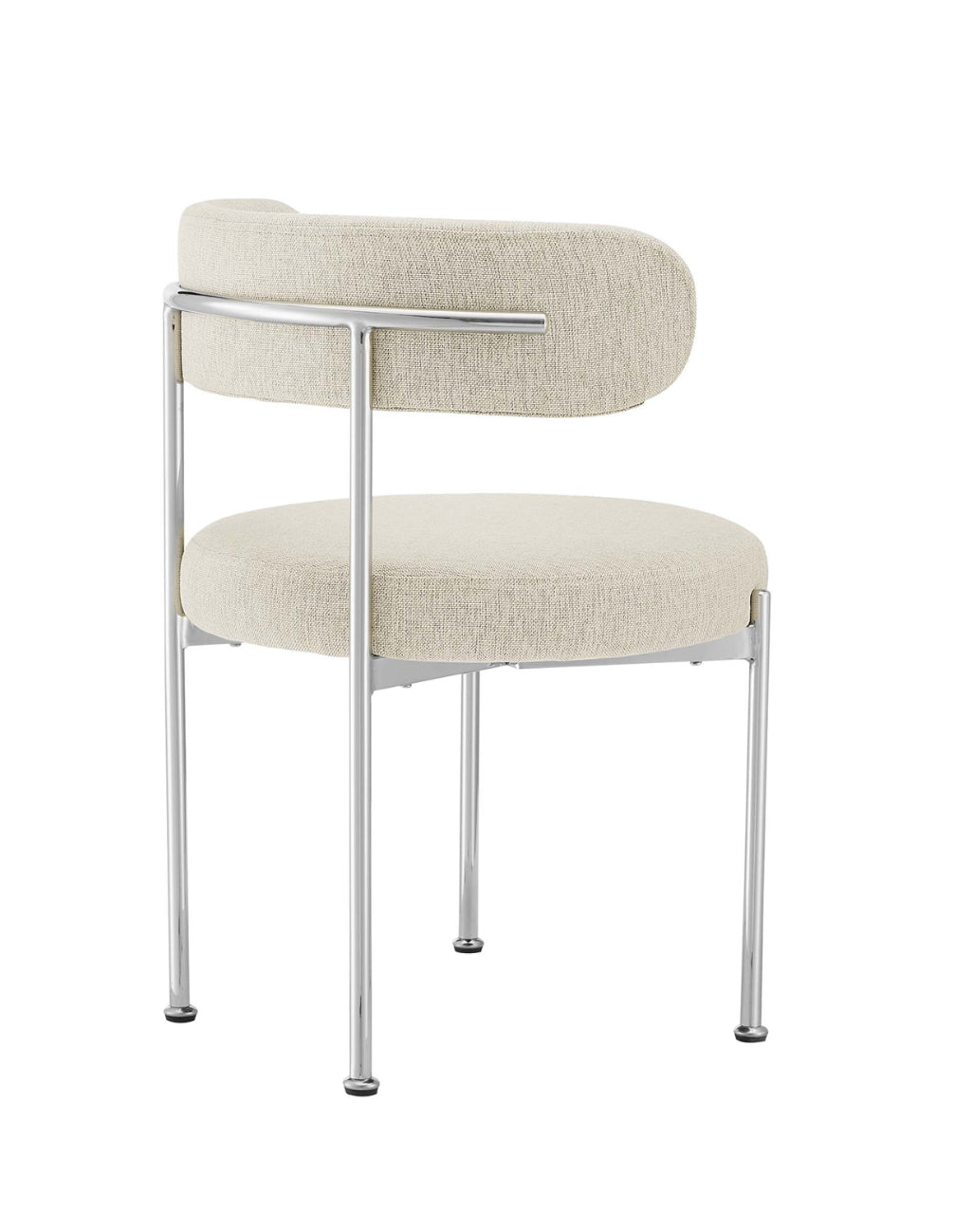 Albie Crema Set de 2 Silla de comedor