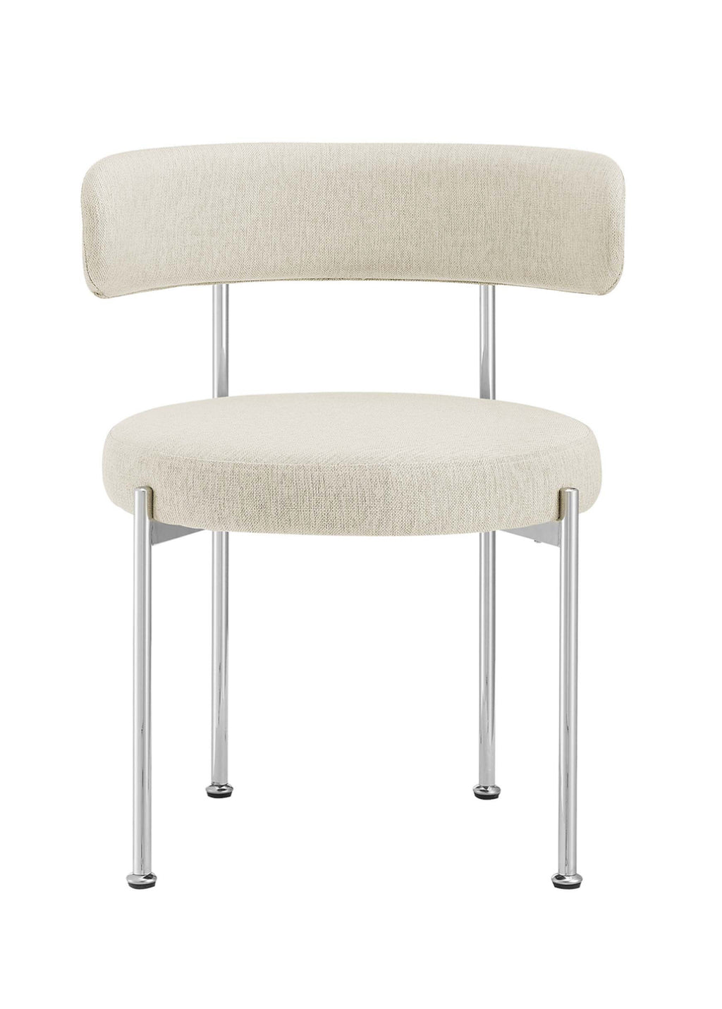 Albie Crema Set de 2 Silla de comedor