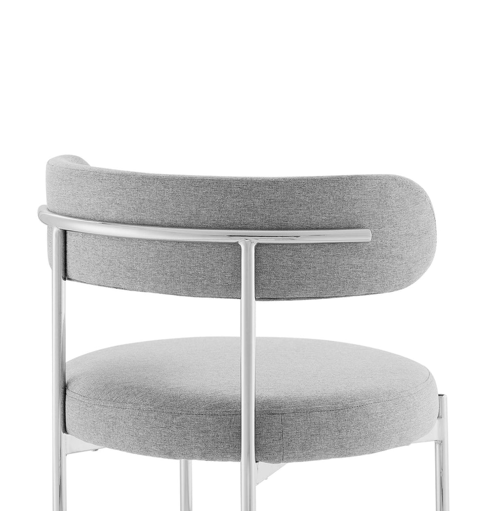 Albie Gris Set de 2 Silla de comedor