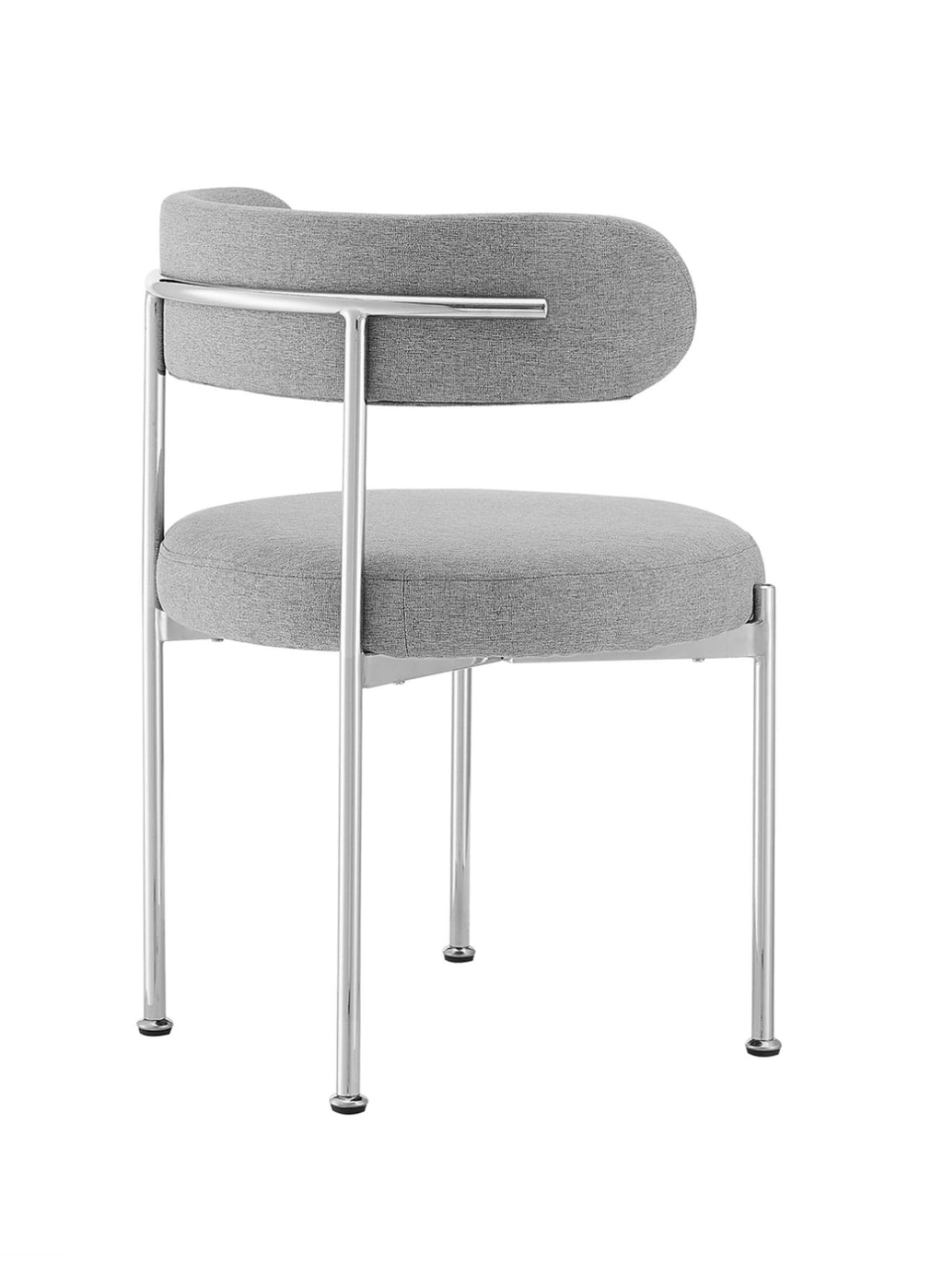 Albie Gris Set de 2 Silla de comedor