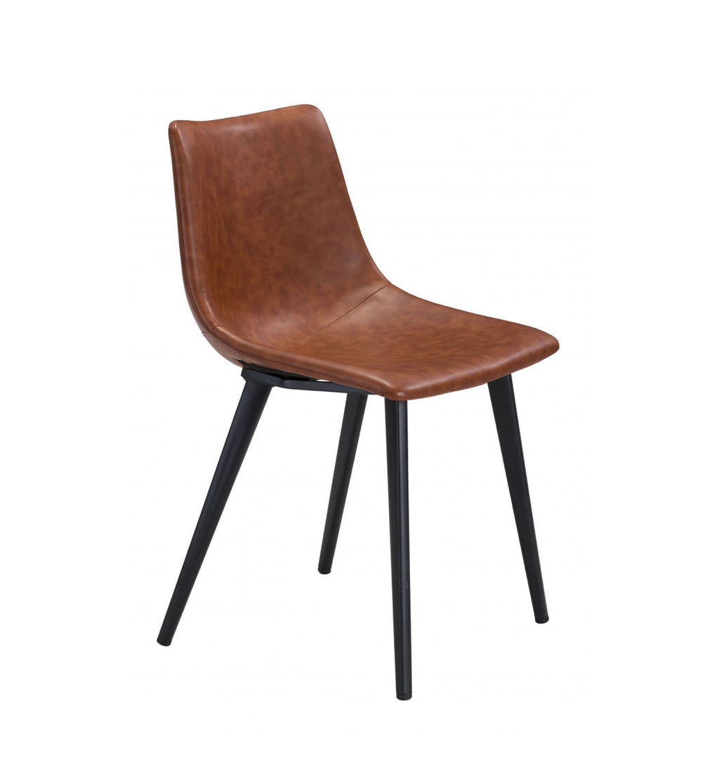 Daniel Vegan Leather Café Silla de comedor