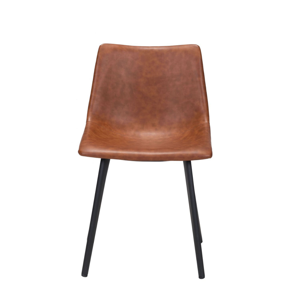 Daniel Vegan Leather Café Silla de comedor