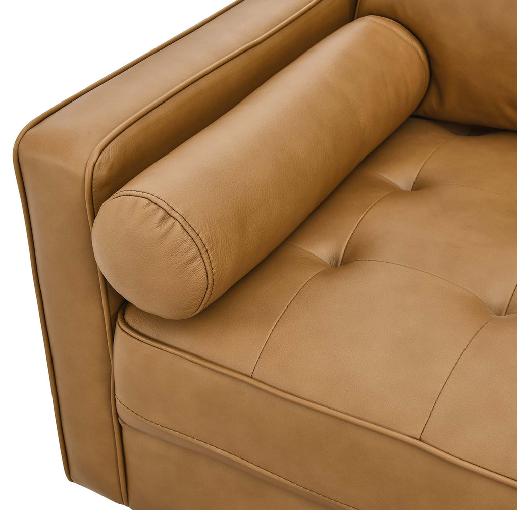 Valour Vegan leather Camel Sofa