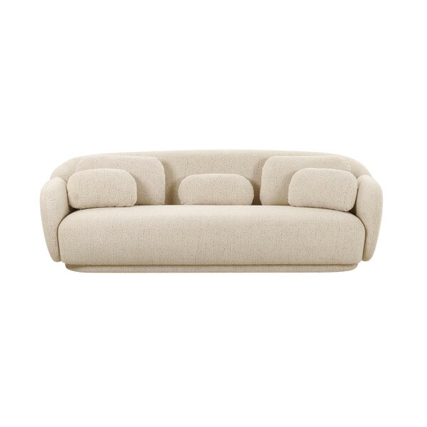 Misty Boucle Ivory Sofa