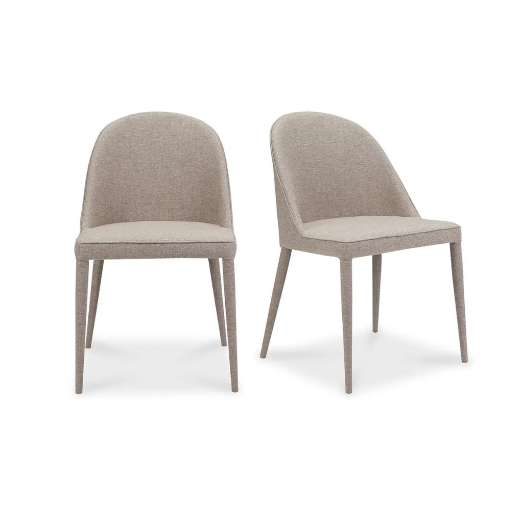 Burton Gris Claro Set de 2 Silla de comedor