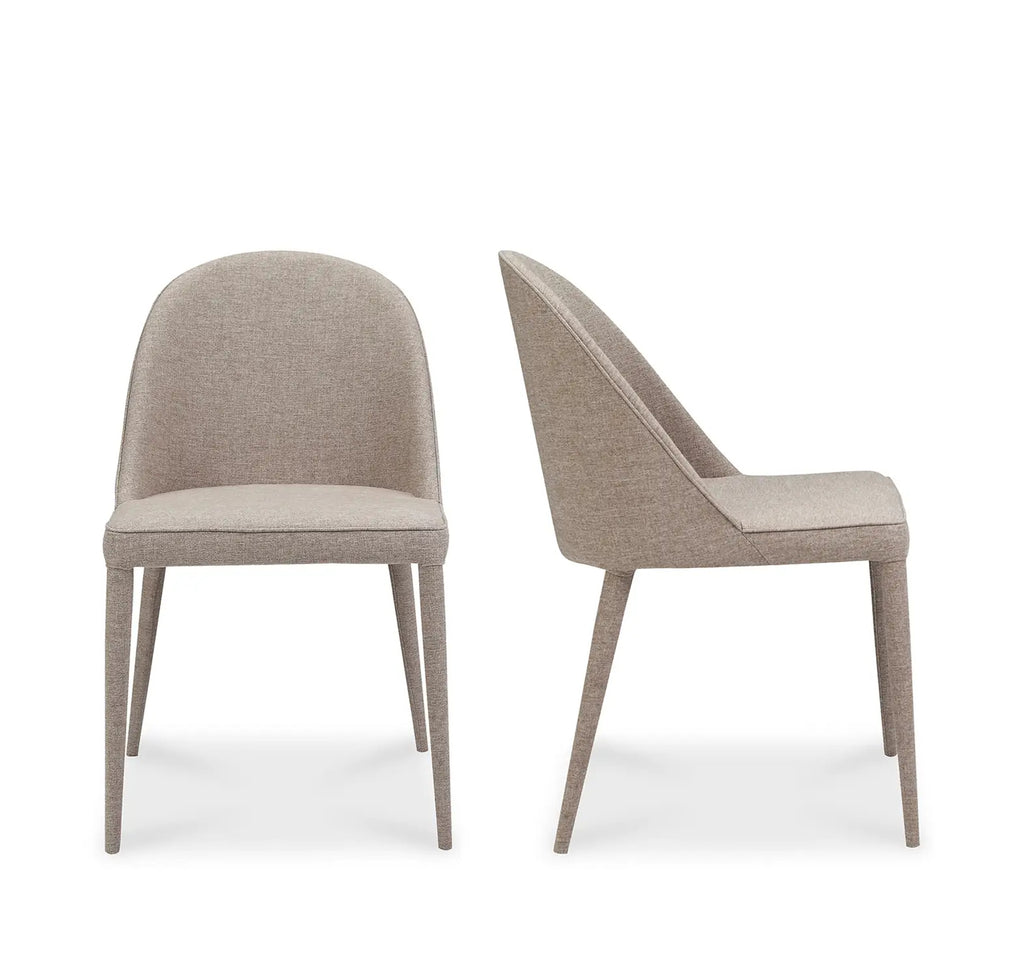 Burton Gris Claro Set de 2 Silla de comedor