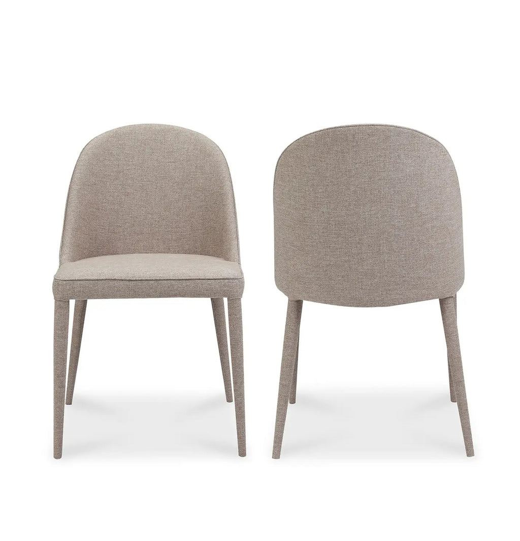 Burton Gris Claro Set de 2 Silla de comedor