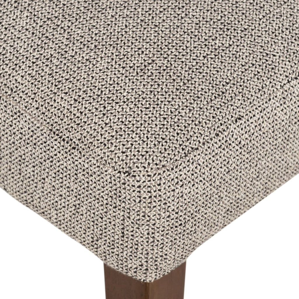 Ferris Cuero Top / Lino Gris Silla de comedor