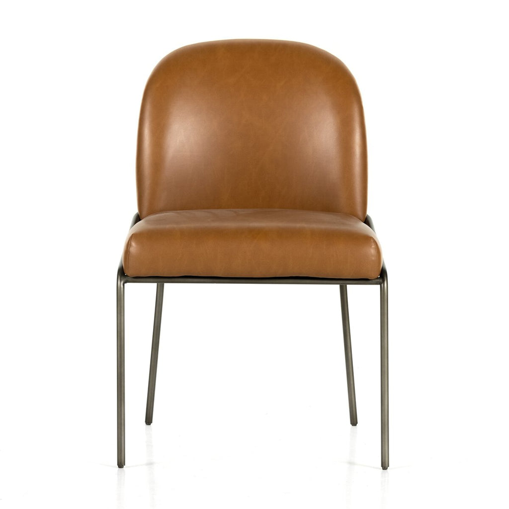 Astrid Camel Vegan Leather Silla de comedor
