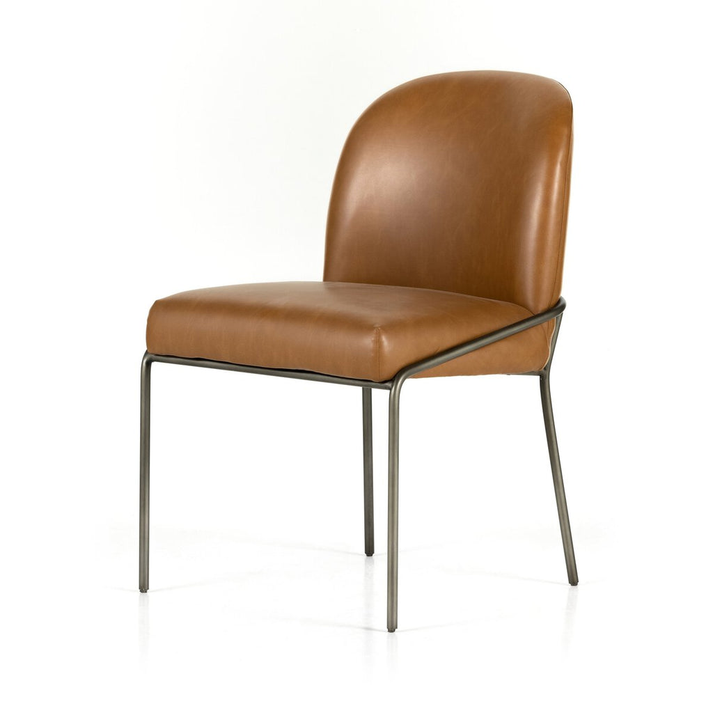 Astrid Camel Vegan Leather Silla de comedor