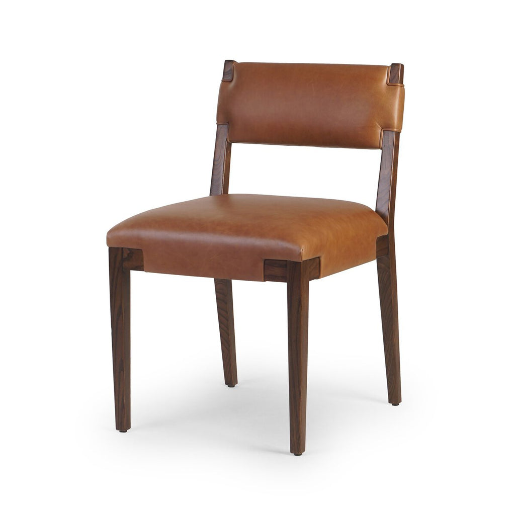Tamari Cuero Camel Silla de comedor