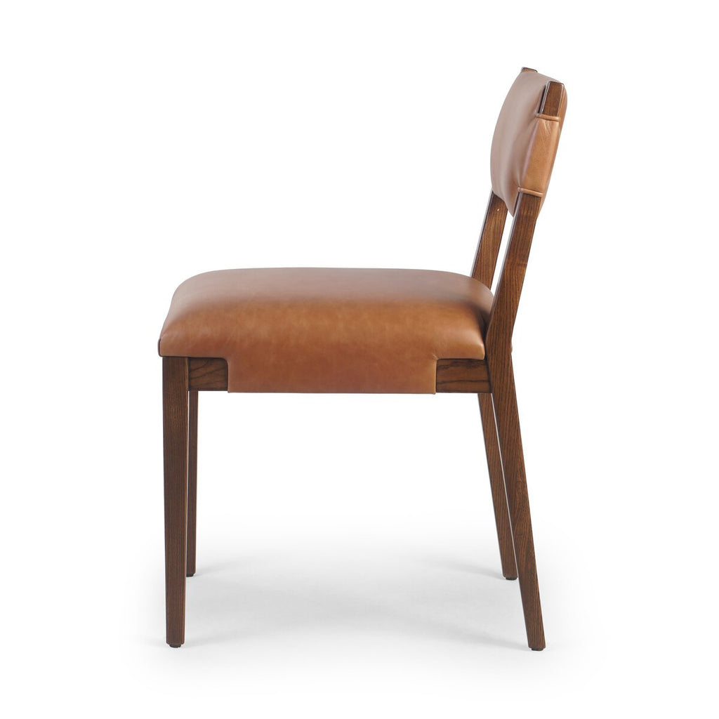 Tamari Cuero Camel Silla de comedor