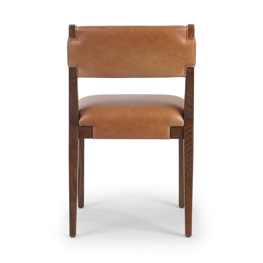 Tamari Cuero Camel Silla de comedor