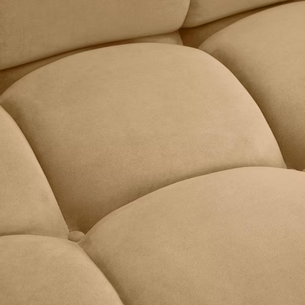 Calliope Velvet Cafe Sofa Modular 3 piezas